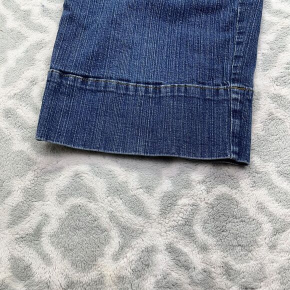 Style & Co Women's Straight Leg Crop Jeans Blue Medium Wash Denim Size 16‎ - Picture 5 of 16